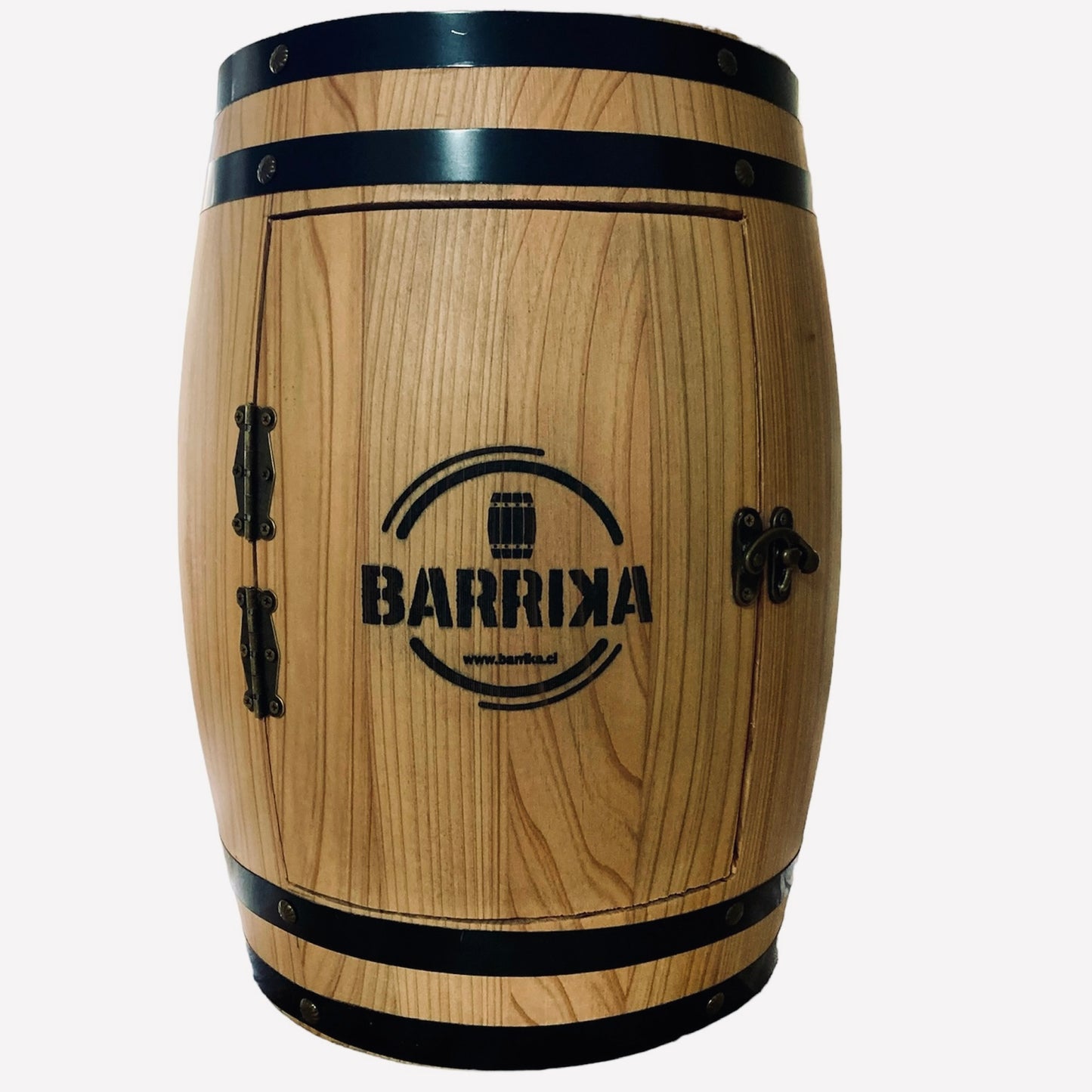 Barril de madera de cedro 40 cm con puerta
