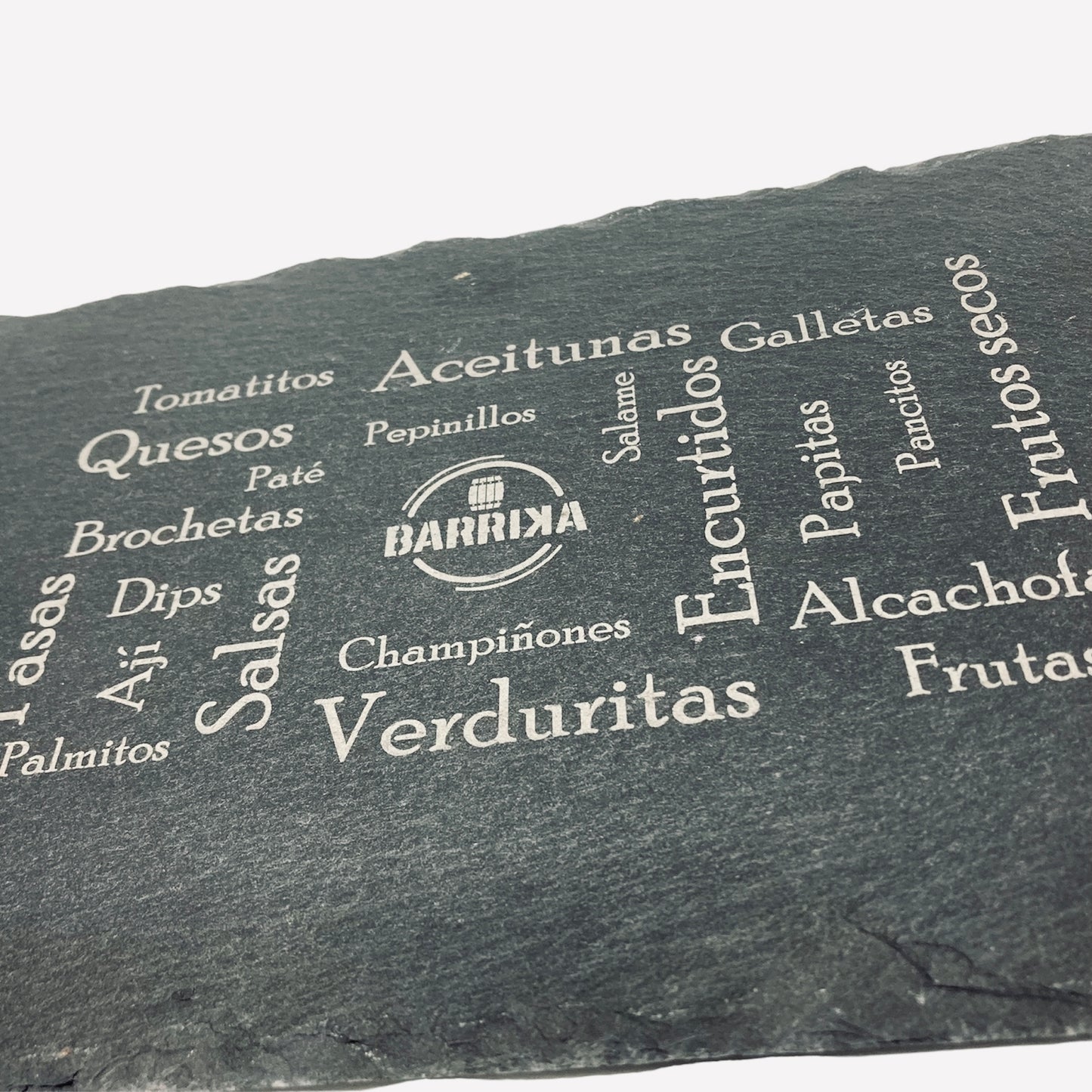 Tabla piedra pizarra 30x20 cm